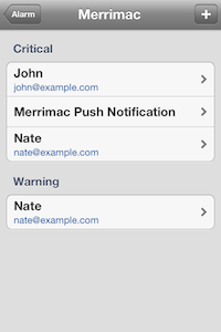 Merrimac Push Notification screenshot